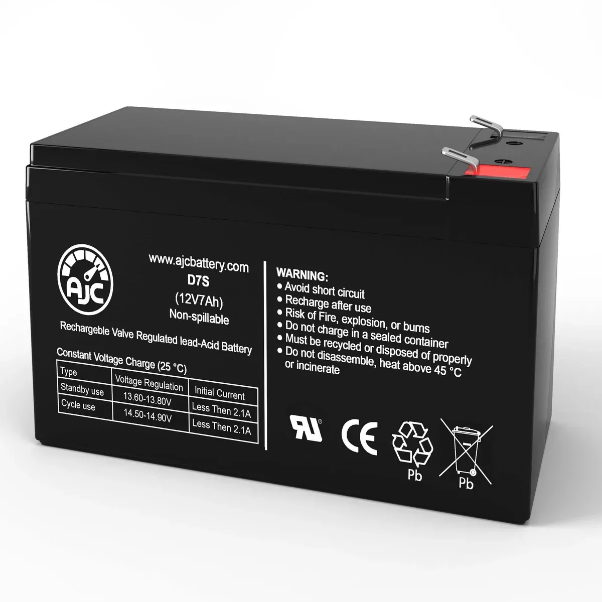 ajc-battery-compatible-with-thoratec-ventricular-assist-device-ups-12v-7ah-medic AJC Battery Compatible with Thoratec Ventricular Assist Device - UPS 12V 7Ah Medical Battery
